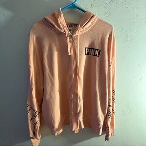 Victoria's Secret Peach Zip Up size Medium